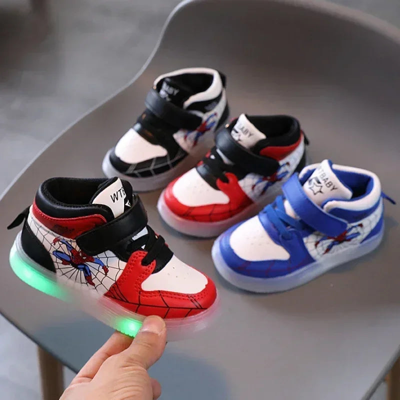 Zapatillas con luces Spiderman