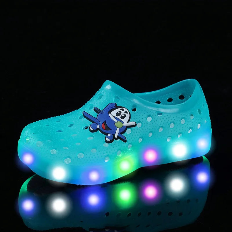 Sandalias y Zapatillas con luces LED