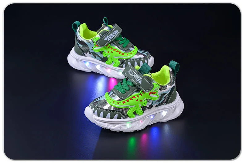 Zapatillas con luces Dinosaurio