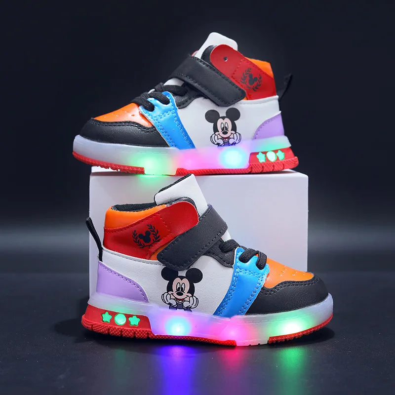 Zapatillas Mickey y Minnie con Luces LED