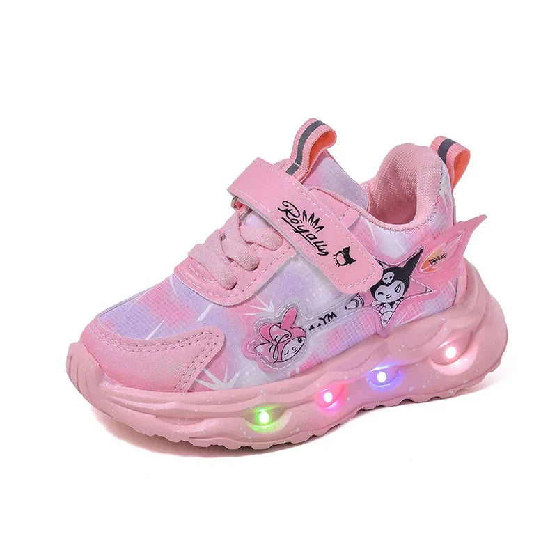 Zapatillas Kuromi con luz LED