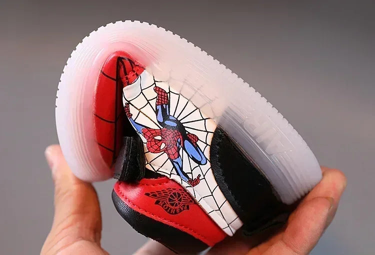 Zapatillas con luces Spiderman