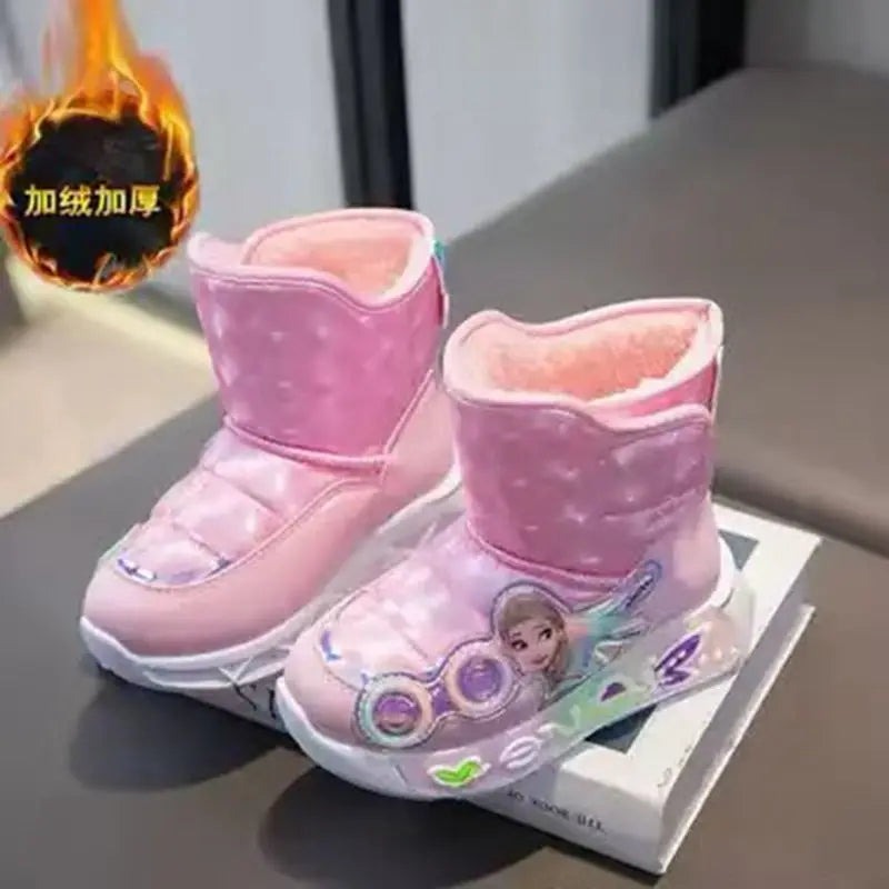 Botas invierno Elsa Frozen con luces
