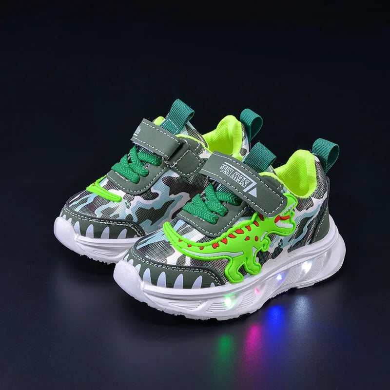 Zapatillas con luces Dinosaurio