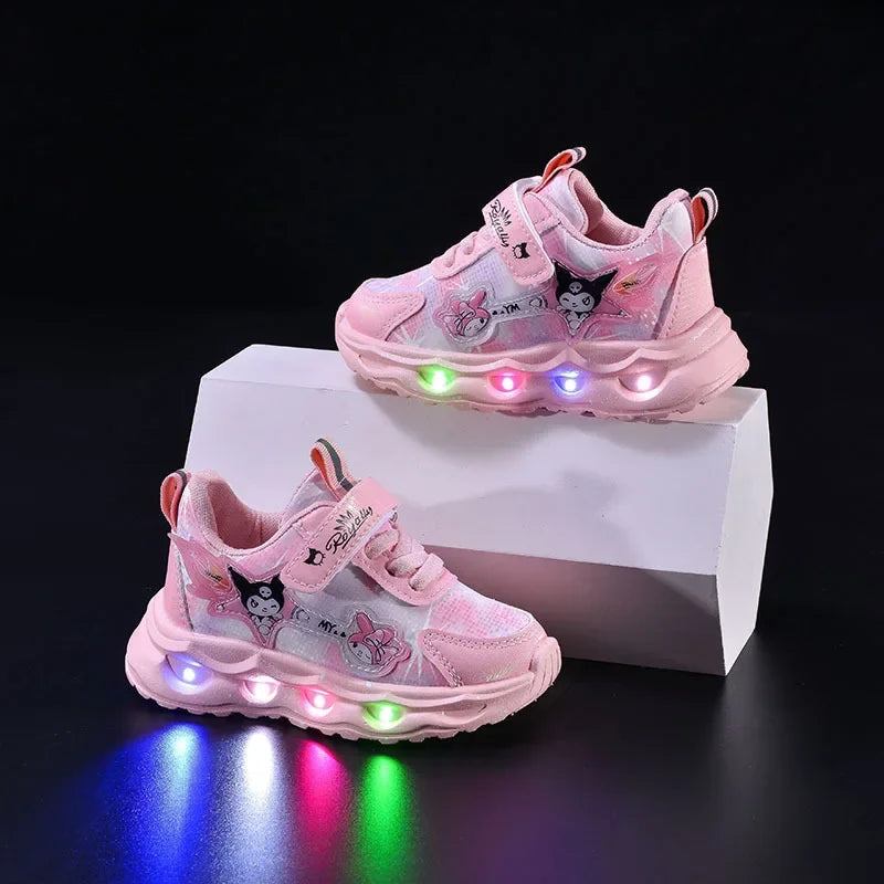 Zapatillas Kuromi con luz LED