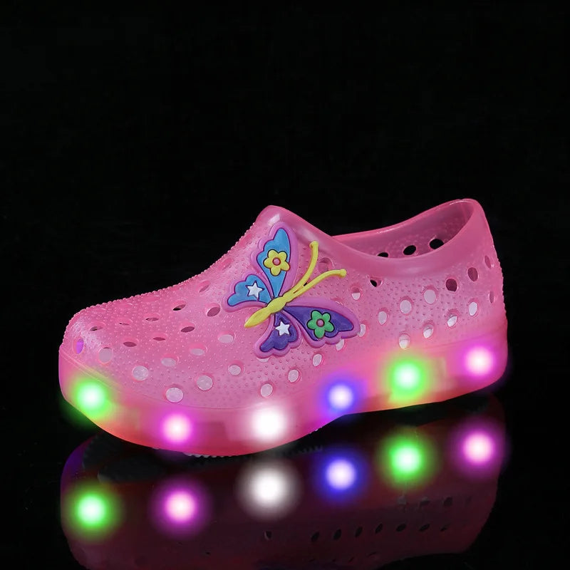 Sandalias y Zapatillas con luces LED