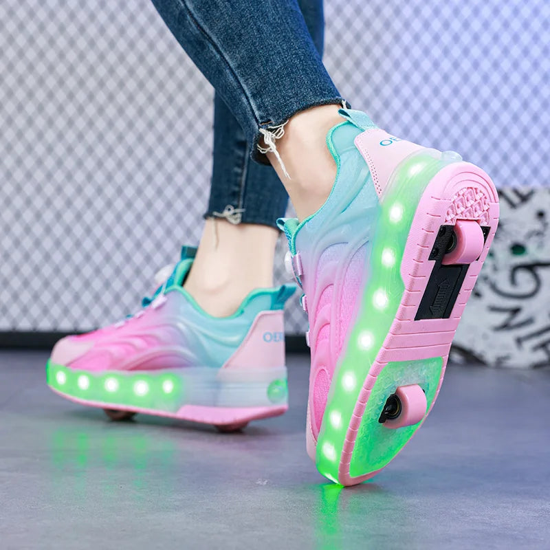 Zapatos de patín con luz