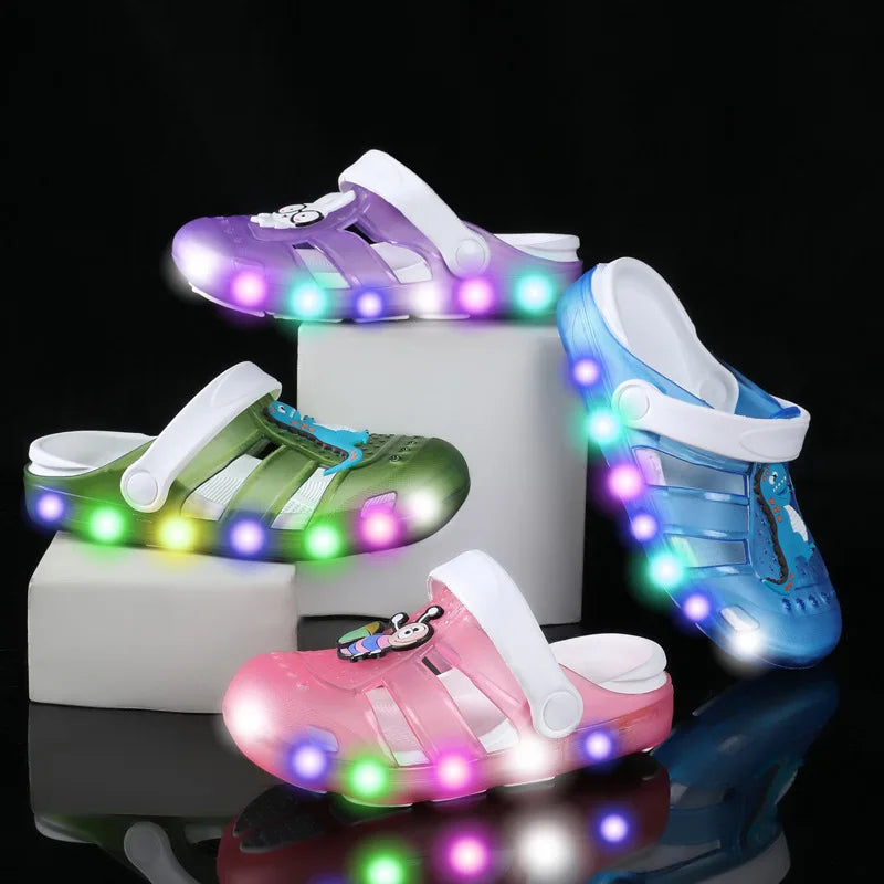 Sandalias y Zapatillas con luces LED