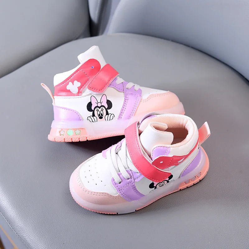 Zapatillas Mickey y Minnie con Luces LED