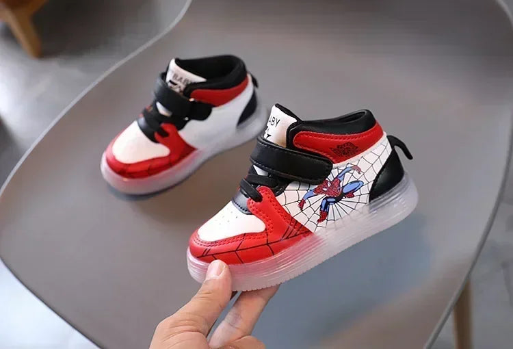 Zapatillas con luces Spiderman