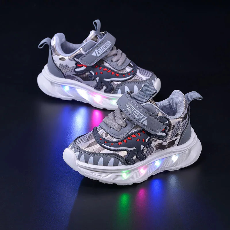 Zapatillas con luces Dinosaurio