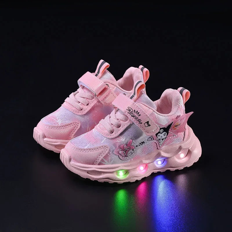 Zapatillas Kuromi con luz LED