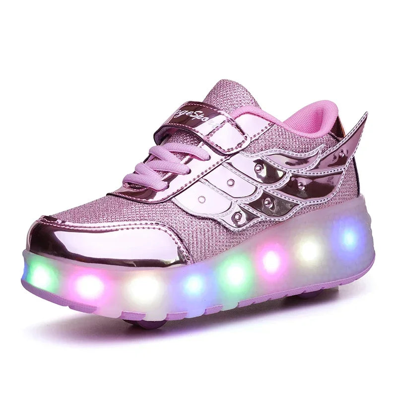 Zapatos de patines con luces LED