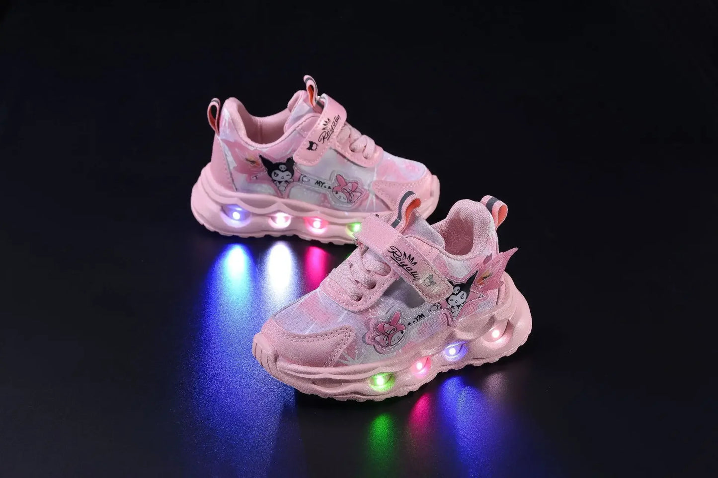 Zapatillas Kuromi con luz LED