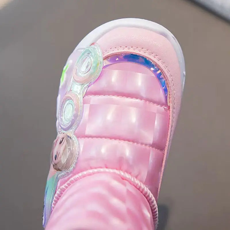 Botas invierno Elsa Frozen con luces