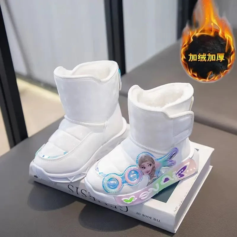Botas invierno Elsa Frozen con luces
