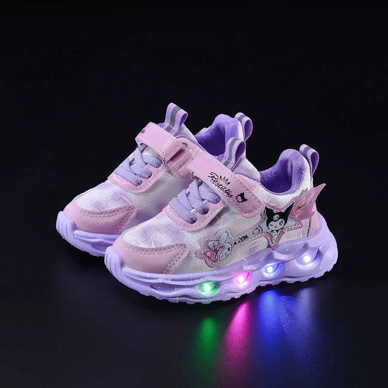 Zapatillas Kuromi con luz LED