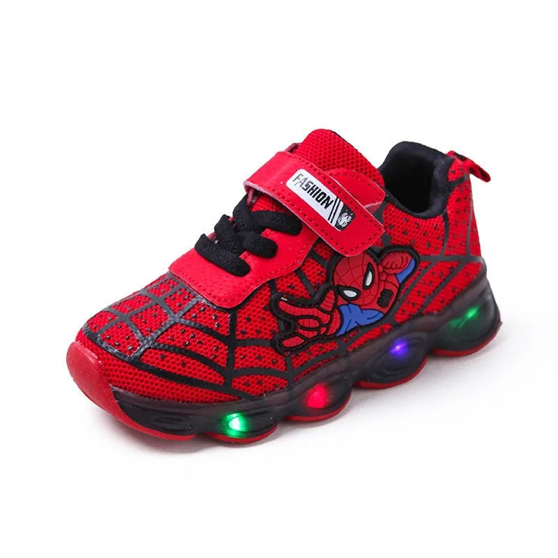 Zapatillas Spiderman con luz