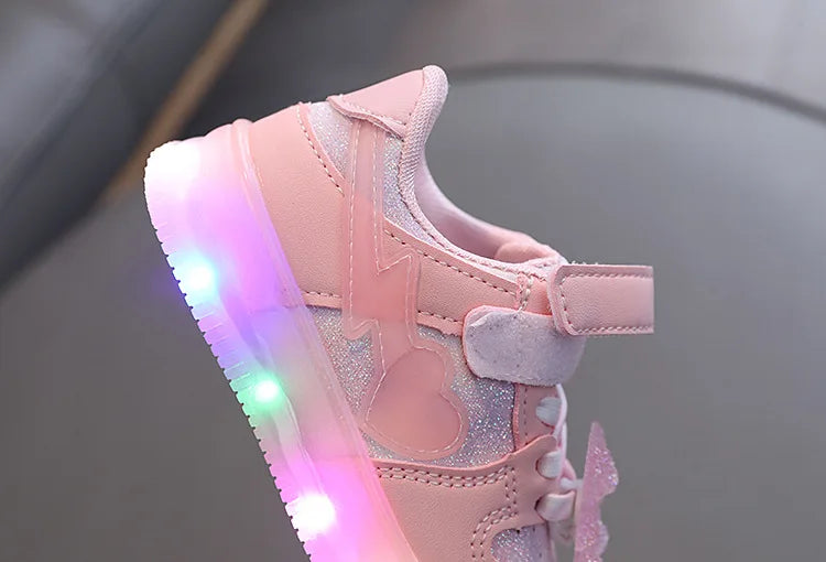 Zapatillas Osito Brillante con Luces LED