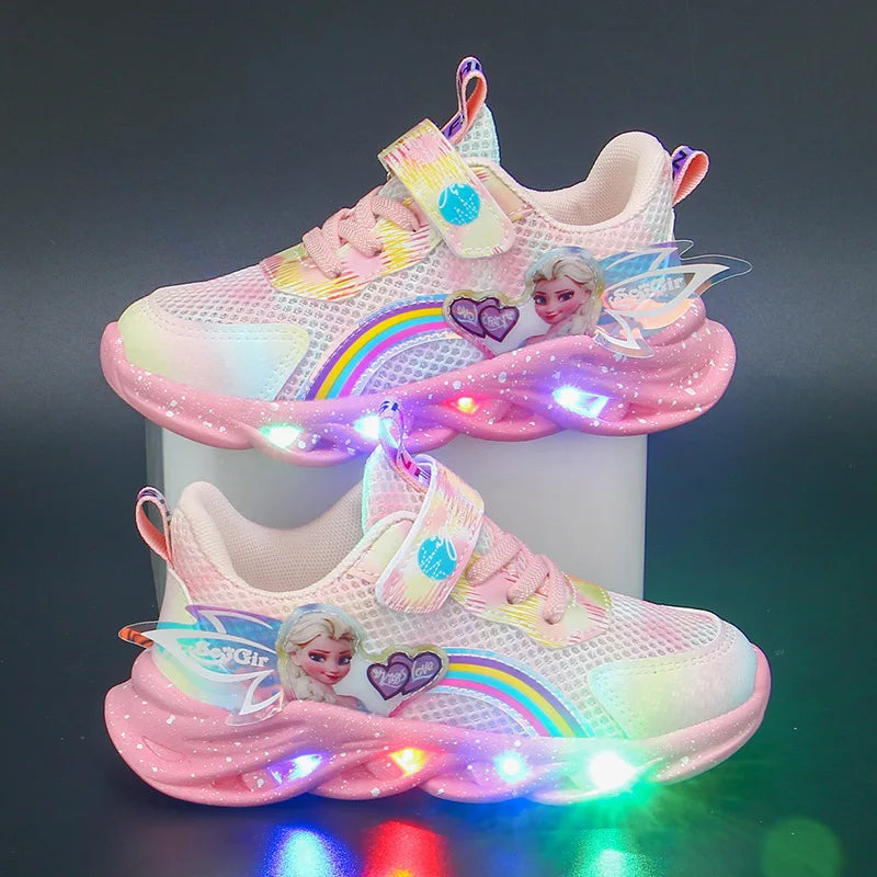 Zapatillas con luces y alas - Elsa Frozen