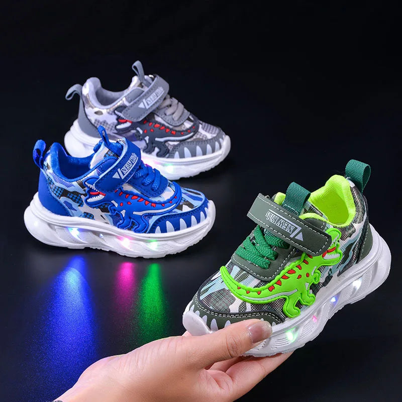 Zapatillas con luces Dinosaurio