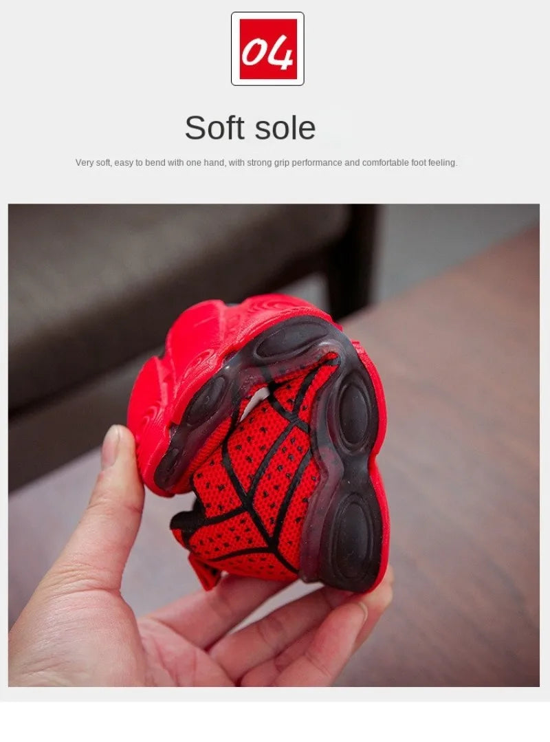 Zapatillas Spiderman con luz