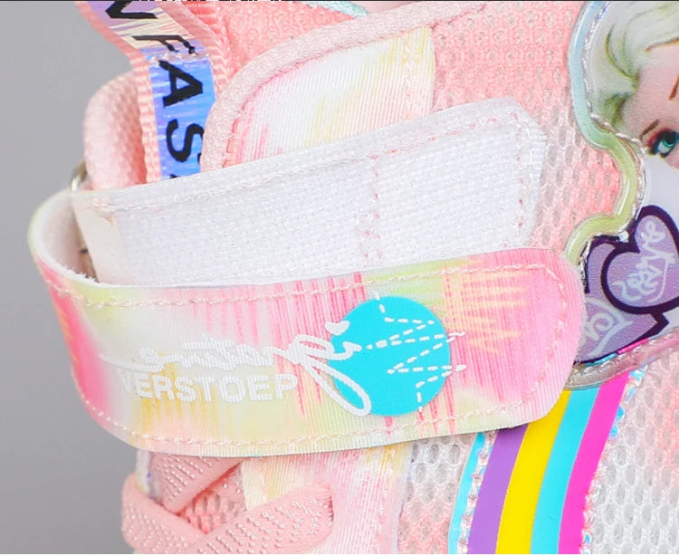 Zapatillas con luces -Elsa con alas