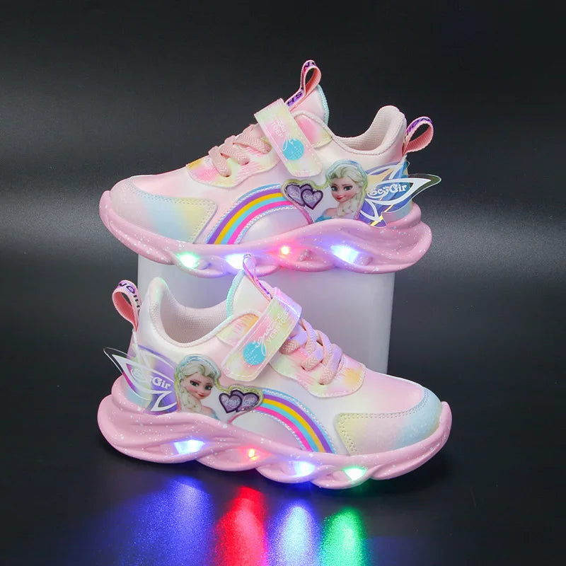 Zapatillas con luces y alas - Elsa Frozen