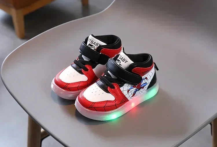 Zapatillas con luces Spiderman