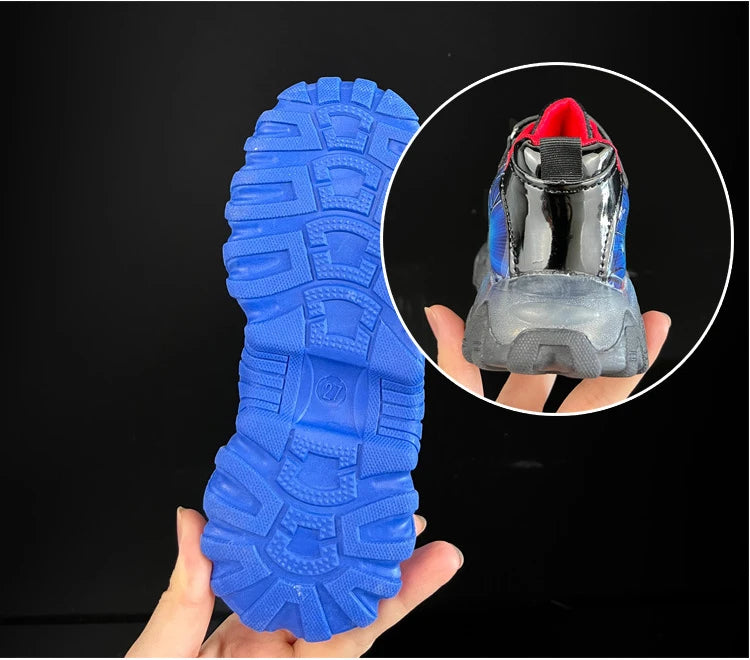 Zapatillas Spiderman con luces LED