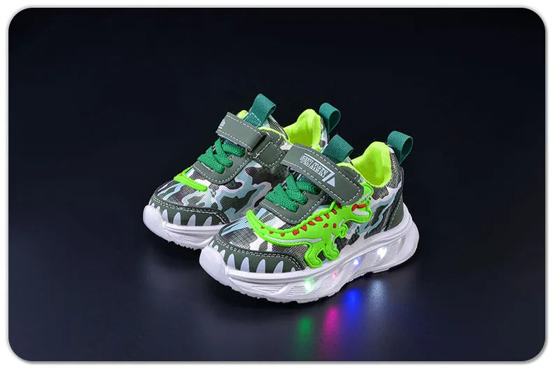 Zapatillas con luces Dinosaurio