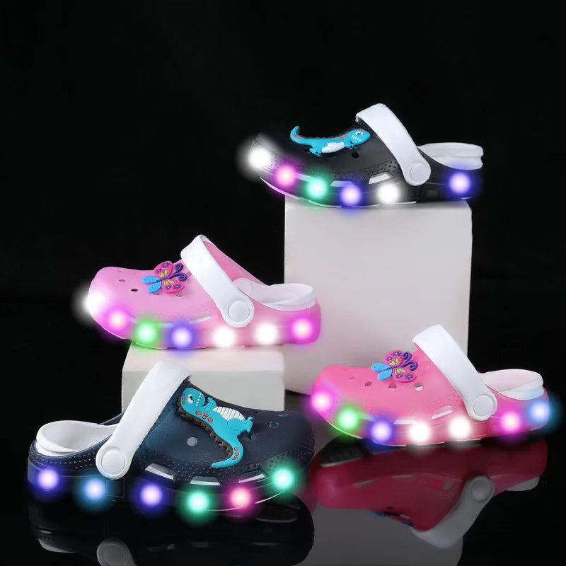Sandalias y Zapatillas con luces LED