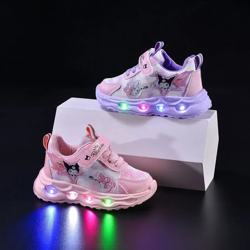 Zapatillas Kuromi con luz LED