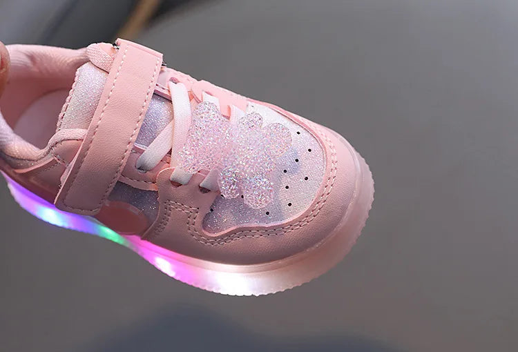 Zapatillas Osito Brillante con Luces LED
