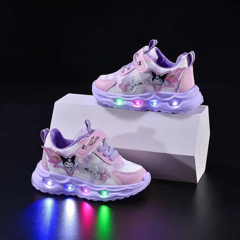 Zapatillas Kuromi con luz LED