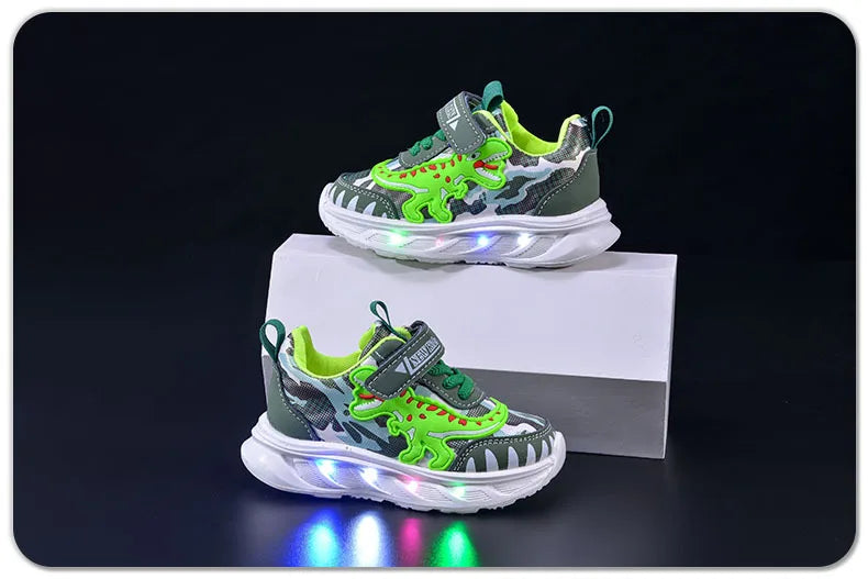 Zapatillas con luces Dinosaurio