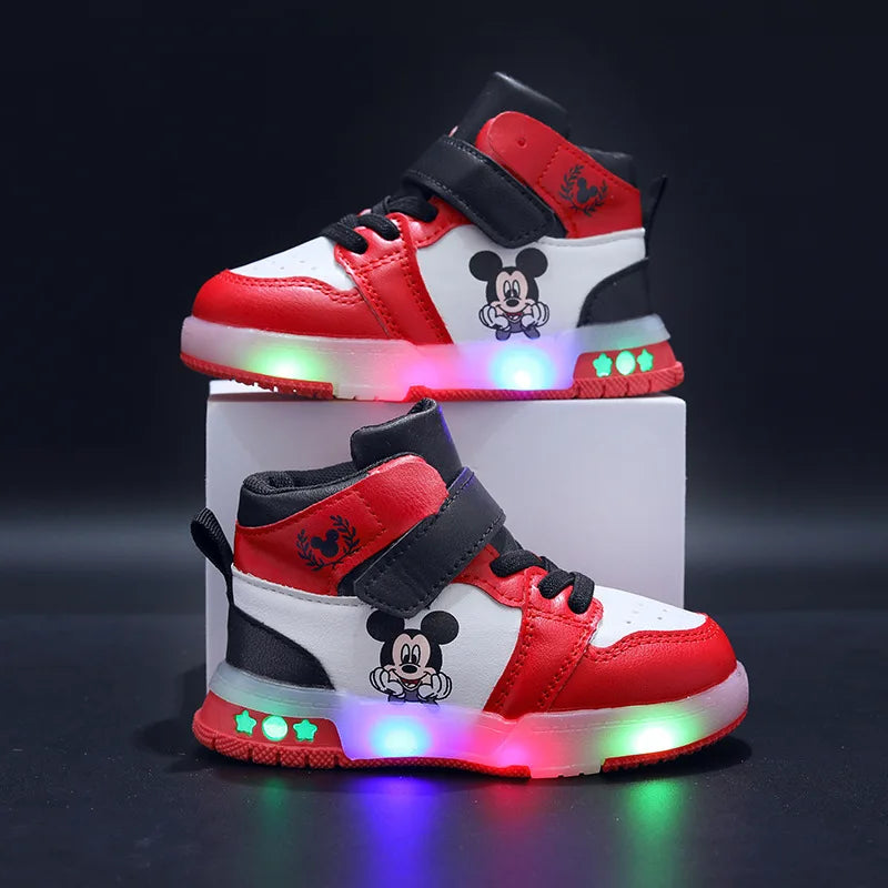 Zapatillas Mickey y Minnie con Luces LED