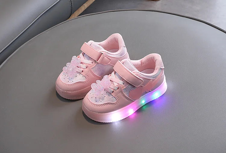 Zapatillas Osito Brillante con Luces LED