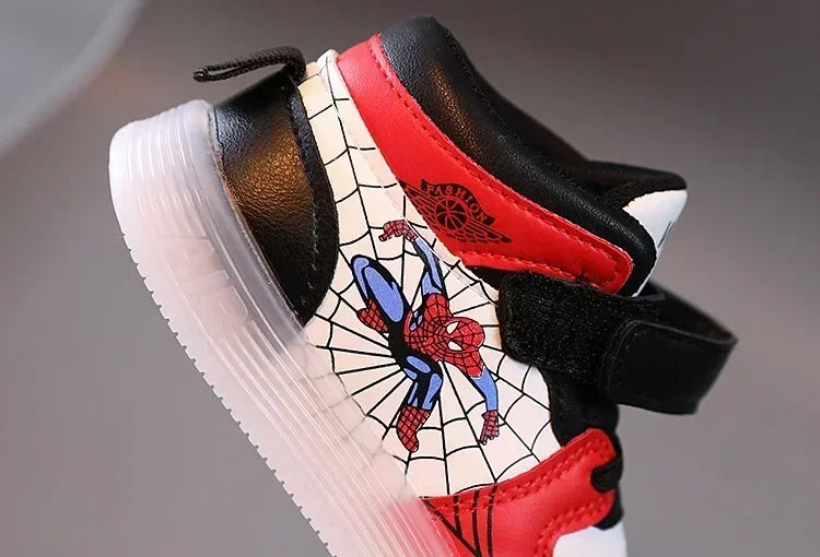 Zapatillas con luces Spiderman