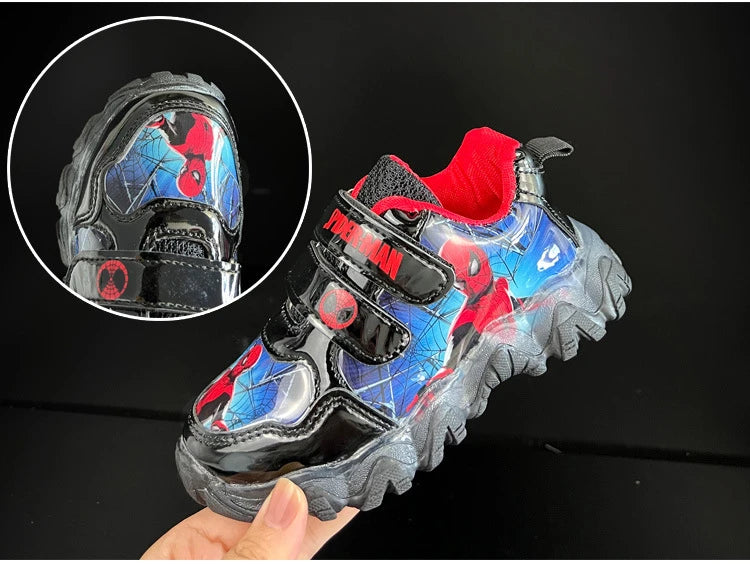 Zapatillas Spiderman con luces LED