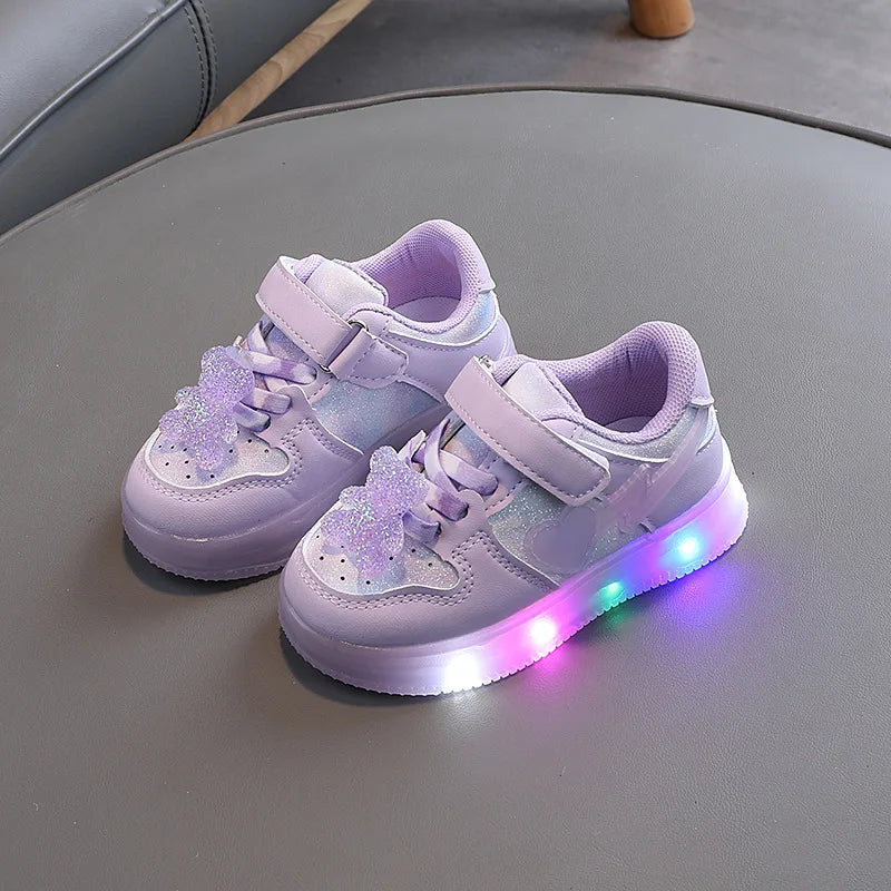 Zapatillas Osito Brillante con Luces LED