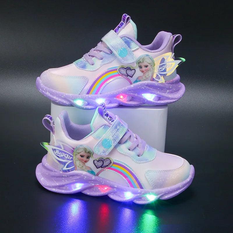 Zapatillas con luces y alas - Elsa Frozen