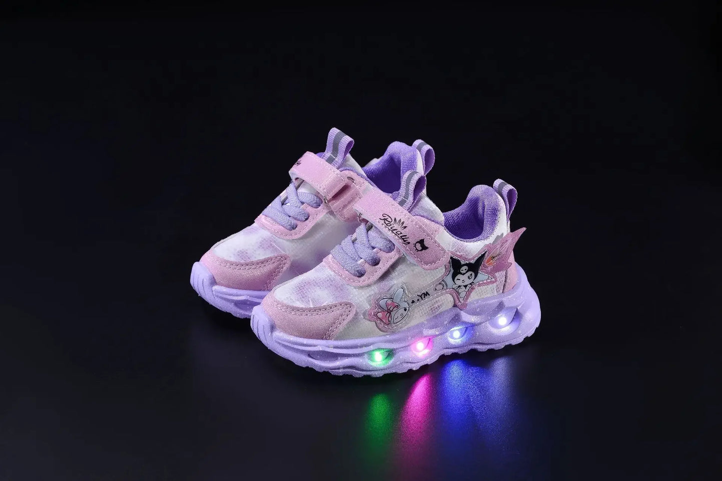 Zapatillas Kuromi con luz LED