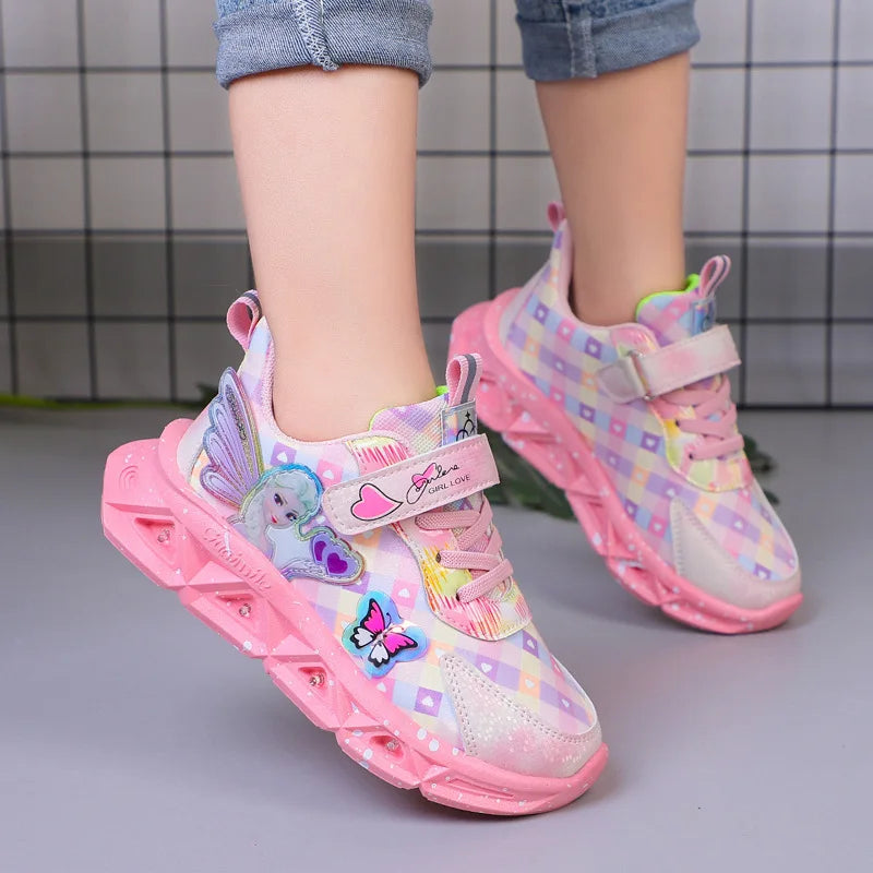 Zapatillas con luces Elsa Mariposas y Alas