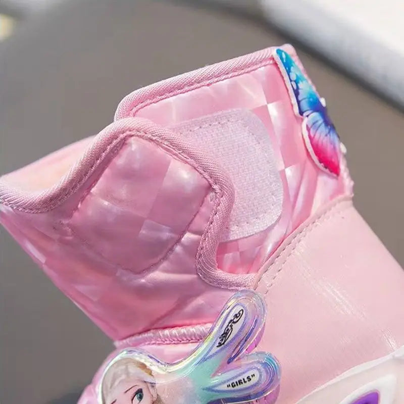 Botas invierno Elsa Frozen con luces