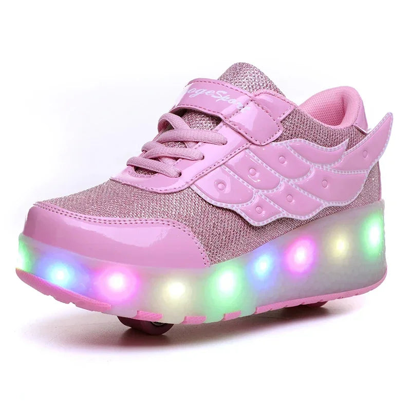 Zapatos de patines con luces LED