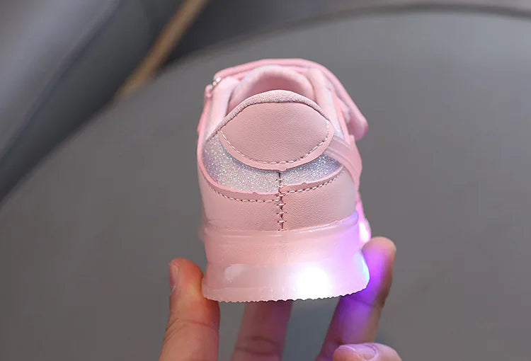 Zapatillas Osito Brillante con Luces LED