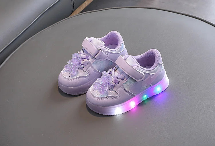 Zapatillas Osito Brillante con Luces LED