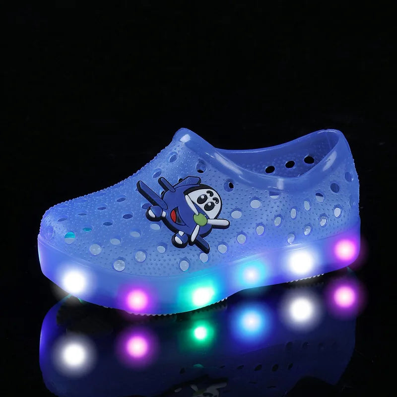 Sandalias y Zapatillas con luces LED