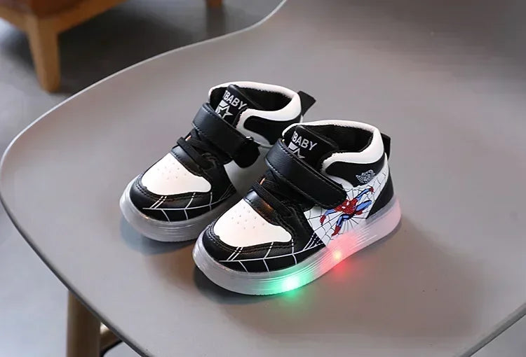 Zapatillas con luces Spiderman